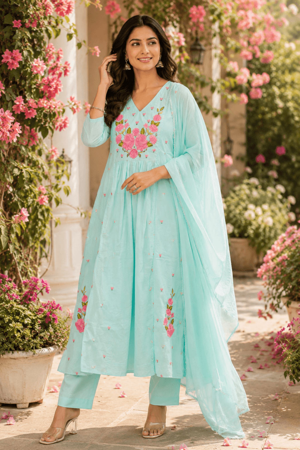 Pure Mul-Cotton kurta set