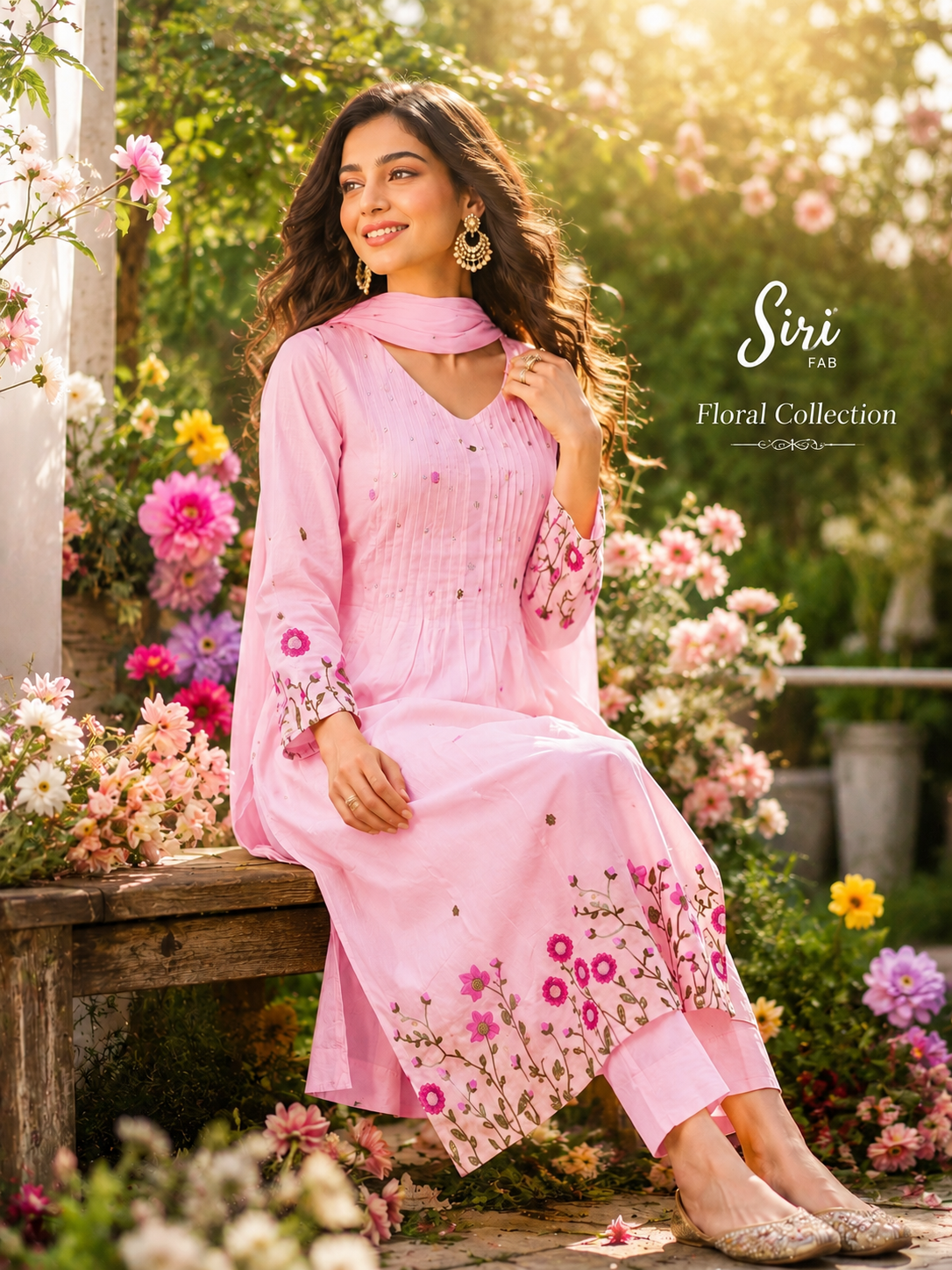Cotton Kurta Set A-line