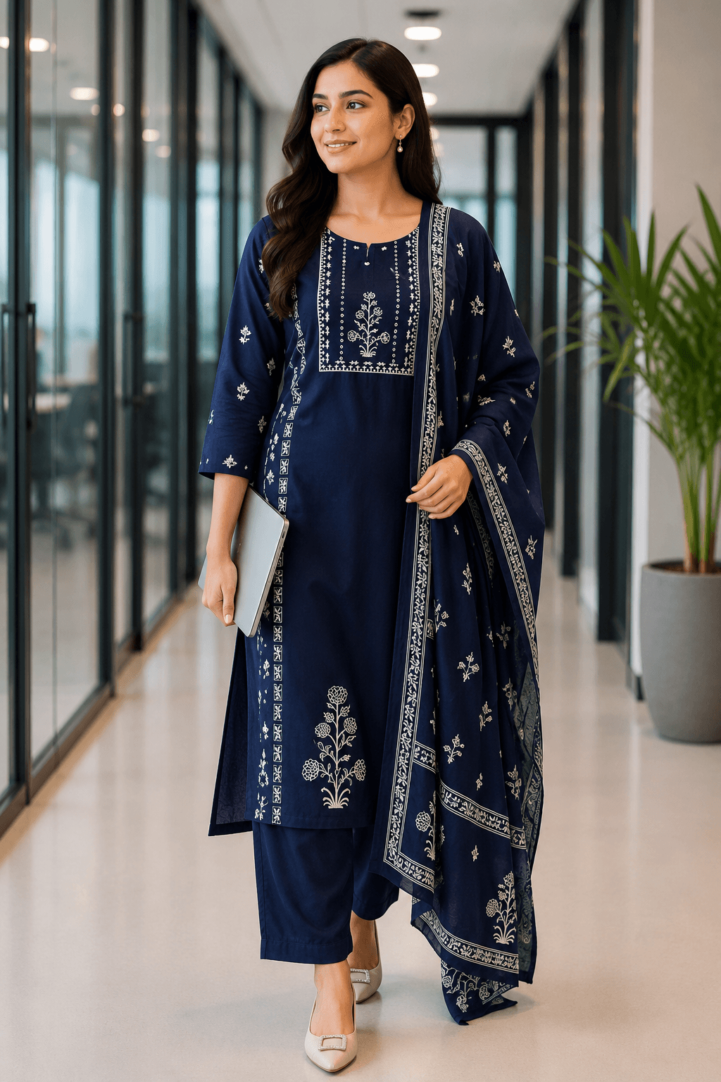 Cotton Kurta Set
