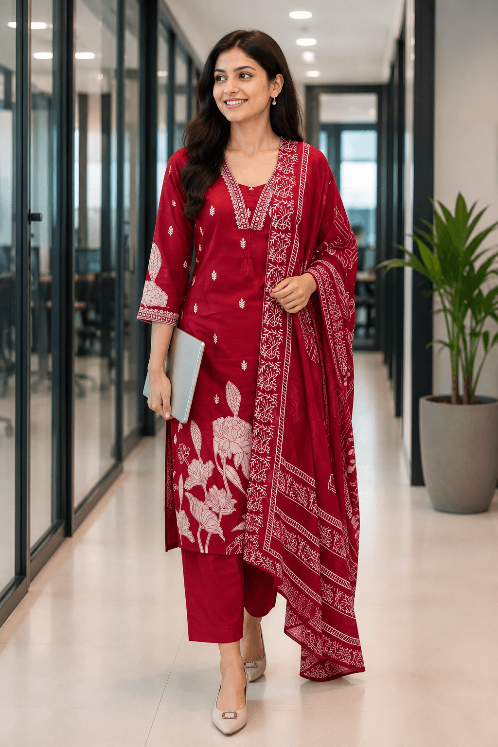 Cotton Kurta Set