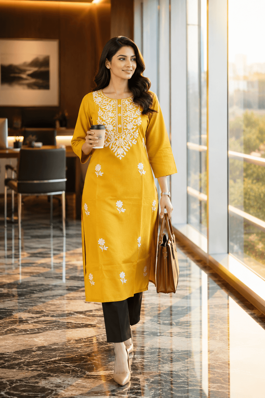Lucknowi Cotton Kurti