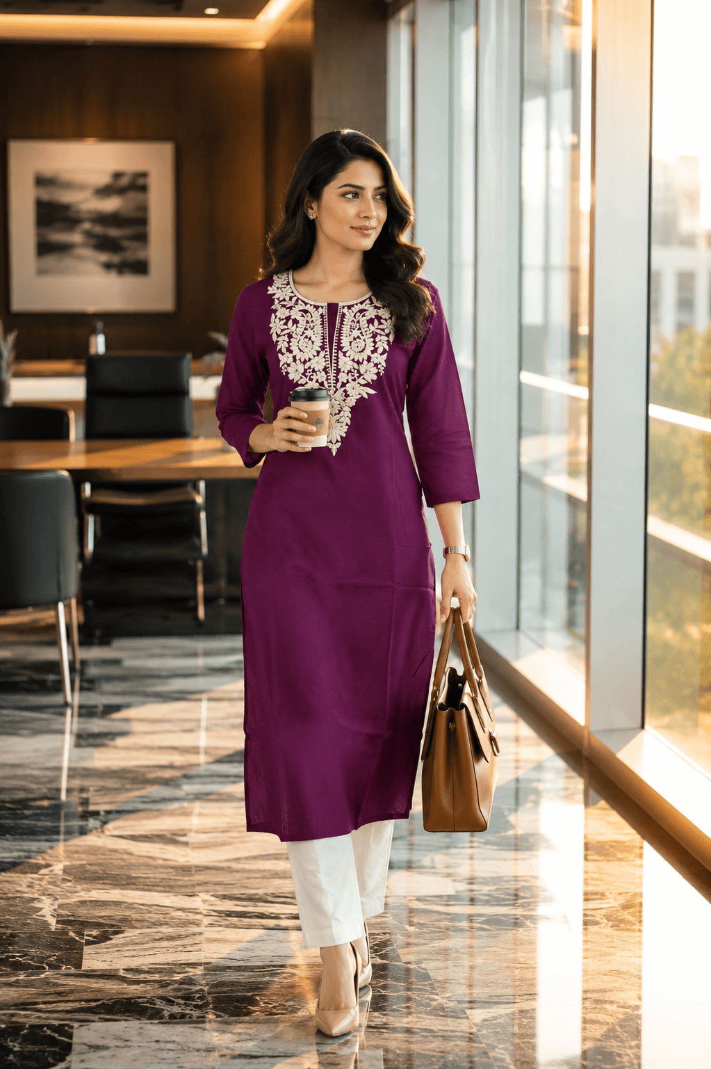 Lucknowi Cotton Kurti